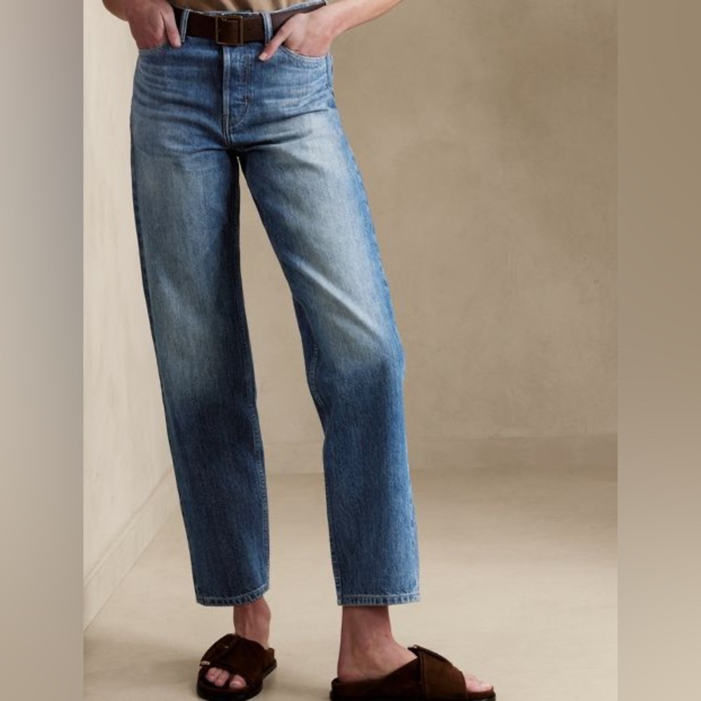 Banana Republic loose stovepipe jeans